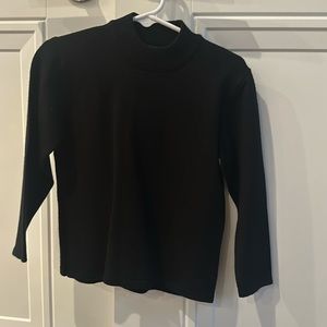 Zara mock neck knit sweater